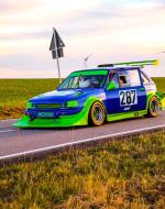 Fahrzeug Bild des Fahrers NELLEßEN mit dem Fahrzeug Opel Corsa A mit Heckmotor