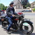 Fahrzeug Bild des Fahrers Friedel mit dem Fahrzeug NSU 501T