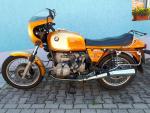 Fahrzeug Bild des Fahrers Schlenker mit dem Fahrzeug BMW R 90 S