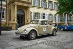 Fahrzeug Bild des Fahrers Dahlfeld mit dem Fahrzeug Volkswagen Käfer