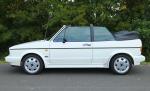 Fahrzeug Bild des Fahrers Füller mit dem Fahrzeug volkswagen Golf 1 Cabrio