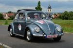 Fahrzeug Bild des Fahrers Dahlfeld mit dem Fahrzeug Volkswagen Käfer