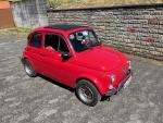 Fahrzeug Bild des Fahrers Knüttel mit dem Fahrzeug Fiat 500