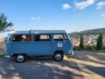 Fahrzeug Bild des Fahrers Laug mit dem Fahrzeug VW T2a