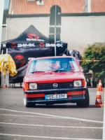 Fahrzeug Bild des Fahrers Schiller mit dem Fahrzeug Opel Kadett C