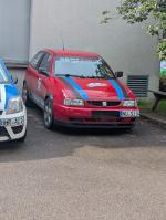 Fahrzeug Bild des Fahrers Schwab mit dem Fahrzeug Seat Ibiza