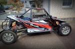 Fahrzeug Bild des Fahrers Krängel mit dem Fahrzeug Trackline Superbuggy