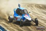Fahrzeug Bild des Fahrers Hatton mit dem Fahrzeug Peters Crosskart