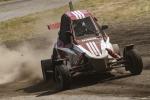 Fahrzeug Bild des Fahrers Mandel mit dem Fahrzeug F&S Chassis Crosskart