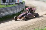 Fahrzeug Bild des Fahrers Hatton mit dem Fahrzeug Mandel Crosskart