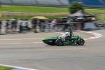 Fahrzeug Bild des Fahrers Mergard mit dem Fahrzeug Herkules Racing Team Elektrischer Prototypen-Rennwagen