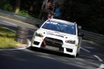 Fahrzeug Bild des Fahrers Brett mit dem Fahrzeug Mitsubishi Lancer Evo X RS
