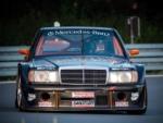 Fahrzeug Bild des Fahrers Lauster mit dem Fahrzeug Mercedes 190E DTM Replica