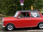 Fahrzeug Bild des Fahrers Schillinger mit dem Fahrzeug Mini Cooper Innocenti 1300