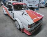 Fahrzeug Bild des Fahrers Saft mit dem Fahrzeug Audi 80 GTE