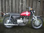 Fahrzeug Bild des Fahrers Habler mit dem Fahrzeug AMF Harley-Davidson SS350