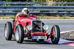 Fahrzeug Bild des Fahrers Wendsche mit dem Fahrzeug Wolseley Hornet Special Vorkriegszeit Rennwagen mit Kompressor 