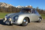 Fahrzeug Bild des Fahrers Schülter mit dem Fahrzeug Porsche 356