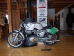Fahrzeug Bild des Fahrers Sindel mit dem Fahrzeug NSU Rennmotorrad