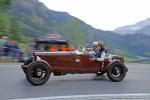 Fahrzeug Bild des Fahrers Wanschura mit dem Fahrzeug Daimler Typ 15