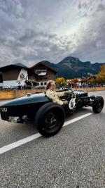 Fahrzeug Bild des Fahrers Villbrandt mit dem Fahrzeug Wolseley Hornet Special