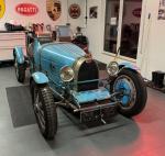 Fahrzeug Bild des Fahrers Oertel mit dem Fahrzeug Bugatti Type 51