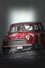 Fahrzeug Bild des Fahrers Fuchs mit dem Fahrzeug Mini Cooper S Morris