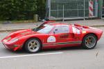 Fahrzeug Bild des Fahrers hitt mit dem Fahrzeug ford GT 40