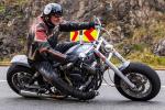 Fahrzeug Bild des Fahrers Grimm mit dem Fahrzeug Harley Davidson Shovel Head