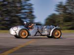 Fahrzeug Bild des Fahrers Schillinger mit dem Fahrzeug Riley 12/4 Spezial