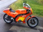 Fahrzeug Bild des Fahrers Renger mit dem Fahrzeug Laverda Formula 