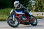 Fahrzeug Bild des Fahrers Wymann mit dem Fahrzeug Suzuki T 500