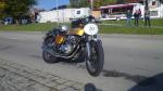 Fahrzeug Bild des Fahrers Kittel mit dem Fahrzeug Honda cb 750