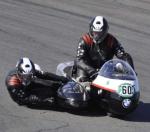 Fahrzeug Bild des Fahrers Linder mit dem Fahrzeug Haller BMW Kneeler Gespann R 100