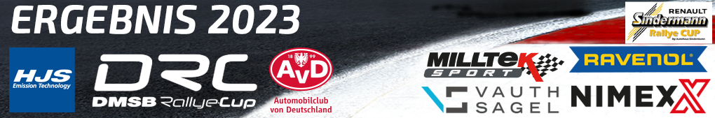 HJS DMSB-Rallye-Cup Renault Sindermann (Süd) - Meisterschaftsstand
