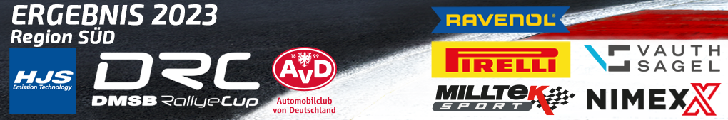 HJS DMSB-Rallye-Cup Region Süd  - Meisterschaftsstand
