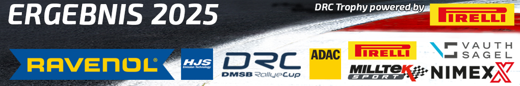 RAVENOL DMSB-Rallye-Cup Pirelli 2025 - Meisterschaftsstand