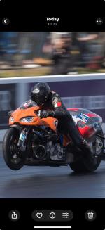 Fahrzeug Bild des Fahrers Borg mit dem Fahrzeug  Pro Extrem Turbo Methanol 