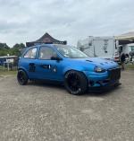 Fahrzeug Bild des Fahrers Bechtold mit dem Fahrzeug  Opel Corsa