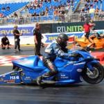 Fahrzeug Bild des Fahrers Petridis mit dem Fahrzeug Pro Stock bike