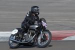 Fahrzeug Bild des Fahrers Fusco mit dem Fahrzeug Norton Manx 30M Rennmotorrad