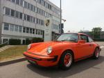 Fahrzeug Bild des Fahrers Umland mit dem Fahrzeug Porsche Carrera 2.7
