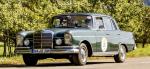 Fahrzeug Bild des Fahrers Schwarz mit dem Fahrzeug Mercedes 300 SE W112 Grosse Heckflosse