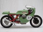 Fahrzeug Bild des Fahrers Schleicher mit dem Fahrzeug Moto Guzzi 750 Corsa