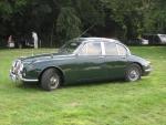 Fahrzeug Bild des Fahrers Laux mit dem Fahrzeug Jaguar 340