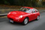 Fahrzeug Bild des Fahrers Dr. Gelleschun mit dem Fahrzeug ABARTH MONOMILLE GT