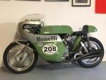 Fahrzeug Bild des Fahrers Kaiser mit dem Fahrzeug Benelli 500 GP Replika