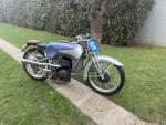 Fahrzeug Bild des Fahrers Gruber mit dem Fahrzeug DKW Motorrad
