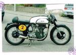 Fahrzeug Bild des Fahrers Maier mit dem Fahrzeug Norton Manx