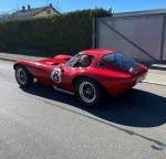 Fahrzeug Bild des Fahrers Einsiedler mit dem Fahrzeug Bill Thomas Cheetah GT